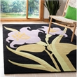 Safavieh Soho Square Rug in Black / Purple