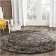 Safavieh Vintage 6' Round Rug in Soft Anthracite