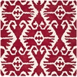 Safavieh Wyndham Square Rug in Red / Ivory