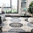 Safavieh Wyndham Oversized Rug in Grey / Black