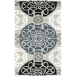 Safavieh Wyndham Accent Rug in Grey / Black