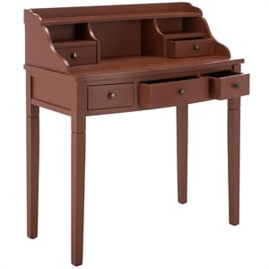 Safavieh Landon 36&quot Writing Desk in Henna Brown