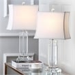 Safavieh Olympia Crystal Table Lamp (Set Of 2) in Clear and Silver