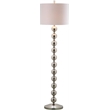 Safavieh Reflections Stacked Ball Floor Lamp in Nickel