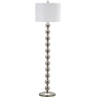Safavieh Reflections Stacked Ball Floor Lamp in Nickel