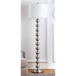 Safavieh Reflections Stacked Ball Floor Lamp in Nickel