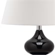 Safavieh Eva Double Gourd Glass Lamp (Set Of 2) in Black