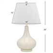 Safavieh Amy Gourd Glass Lamp (Set Of 2) in White