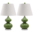 Safavieh Eva Double Gourd Glass Lamp (Set Of 2)