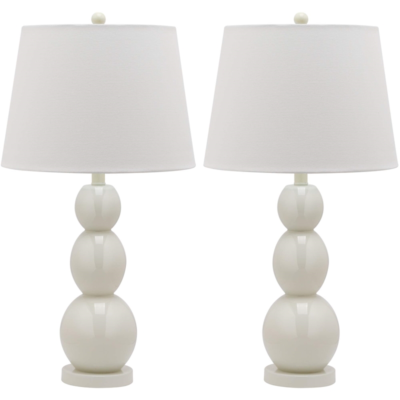 Safavieh Jayne Three Sphere Glass Lamp (Set Of 2)