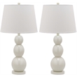Safavieh Jayne Three Sphere Glass Lamp (Set Of 2)