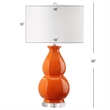 Safavieh Juniper Table Lamp in Orange