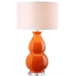 Safavieh Juniper Table Lamp in Orange