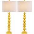 Safavieh Jenna Stacked Ball Lamp (Set Of 2) in Yellow