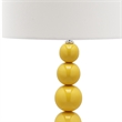 Safavieh Jenna Stacked Ball Lamp (Set Of 2) in Yellow