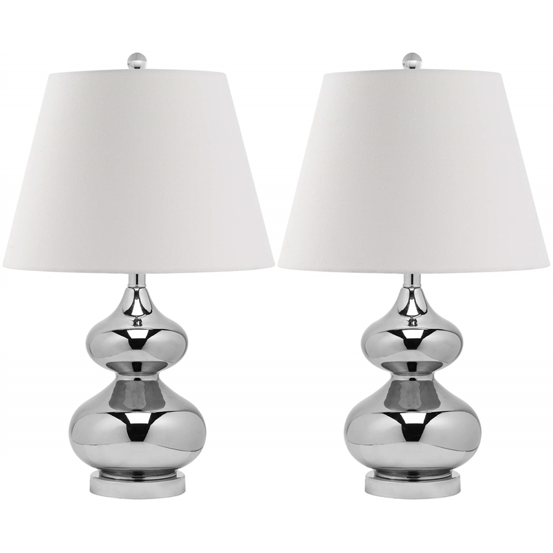 Safavieh Eva Double Gourd Glass Lamp (Set Of 2)