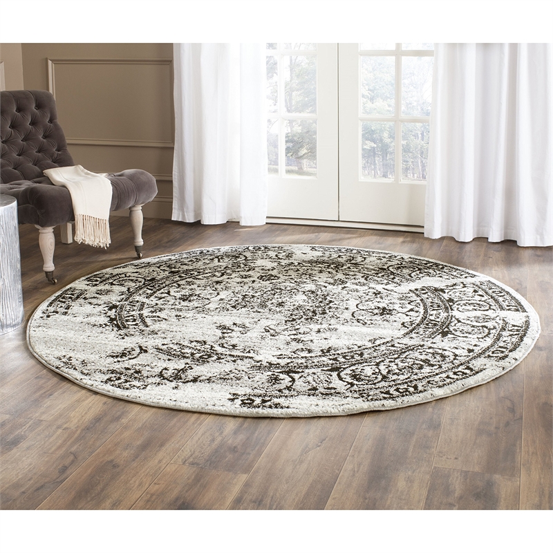 Safavieh Adirondack Silver Area Rug - Round 4'