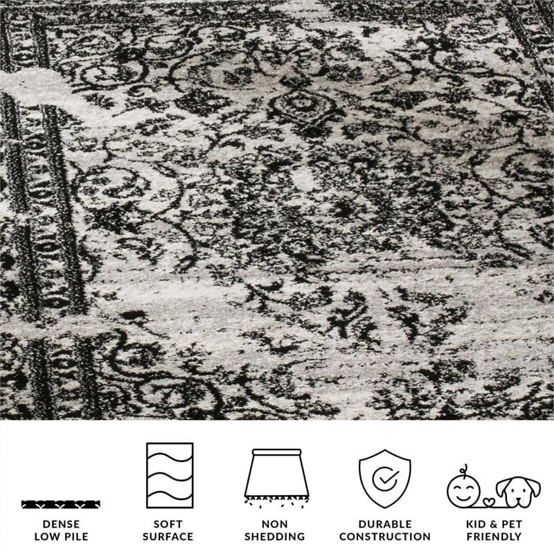 Safavieh Adirondack Silver Area Rug - Runner 2'6