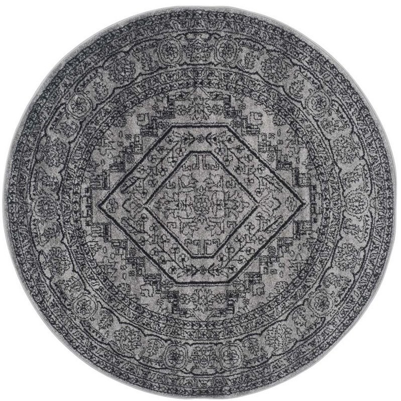 Safavieh Adirondack Silver Area Rug - Round 6'