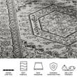 Safavieh Adirondack Silver Area Rug - Runner 2'6