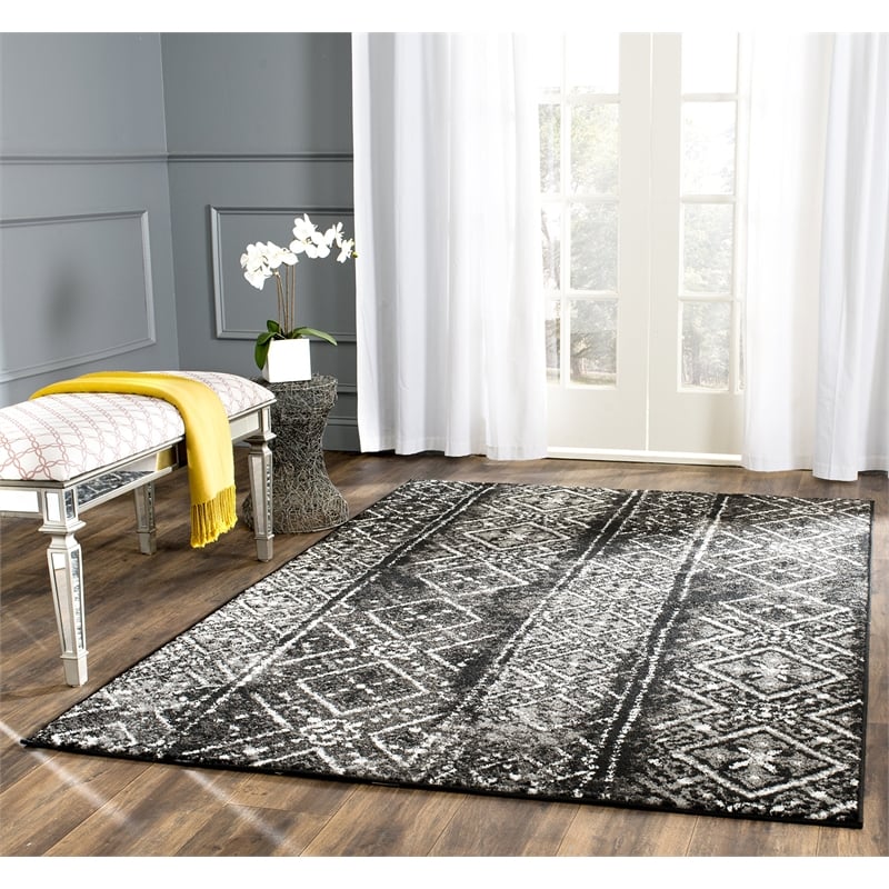Safavieh Adirondack Black Area Rug - 4' x 6'