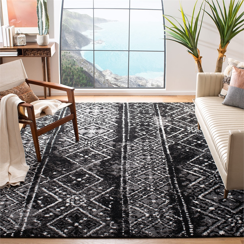 Safavieh Adirondack Black Area Rug - 9' x 12'