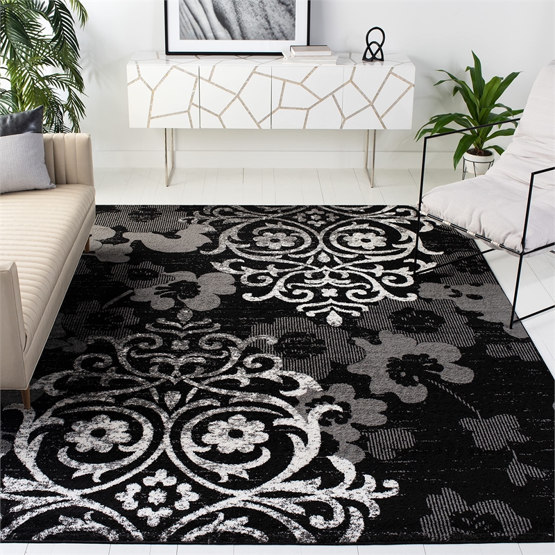 Safavieh Adirondack Black Area Rug - 9' x 12'