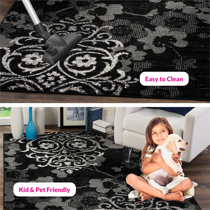 Safavieh Adirondack Black Area Rug - 9' x 12'