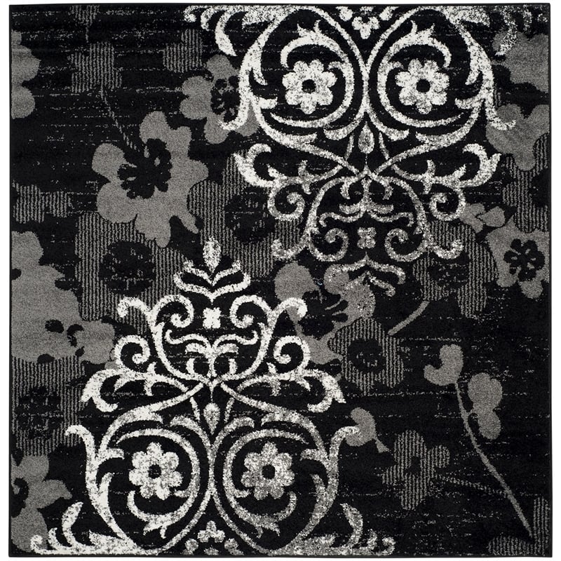 Safavieh Adirondack Black Area Rug - Square 6'