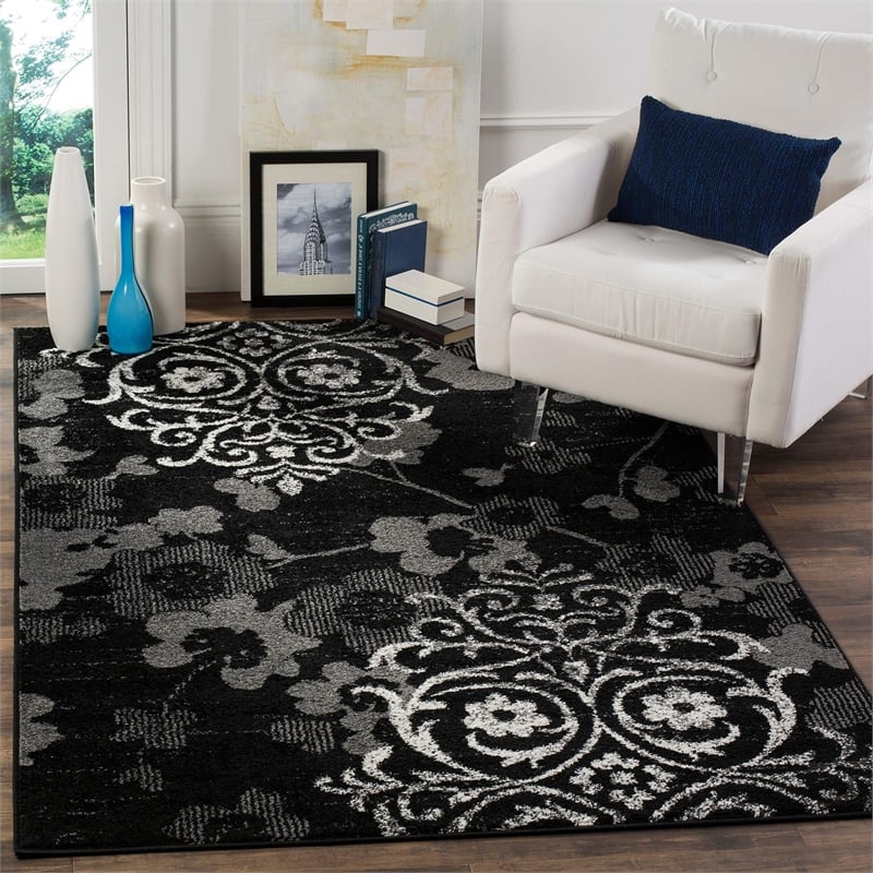 Safavieh Adirondack Black Area Rug - Square 6'