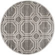 Safavieh Amherst Grey Indoor Outdoor Rug - Round 7'