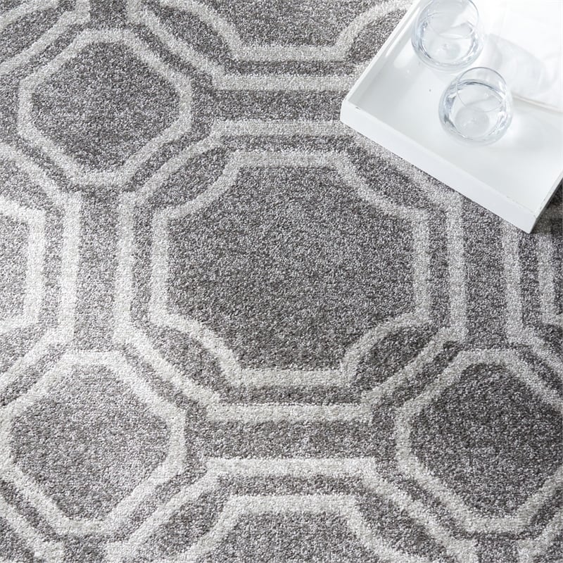 Safavieh Amherst Grey Indoor Outdoor Rug - Runner 2'3