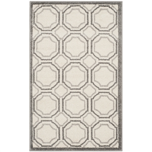 Safavieh Amherst Ivory Indoor Outdoor Rug - Runner 2'6&quot x 4'
