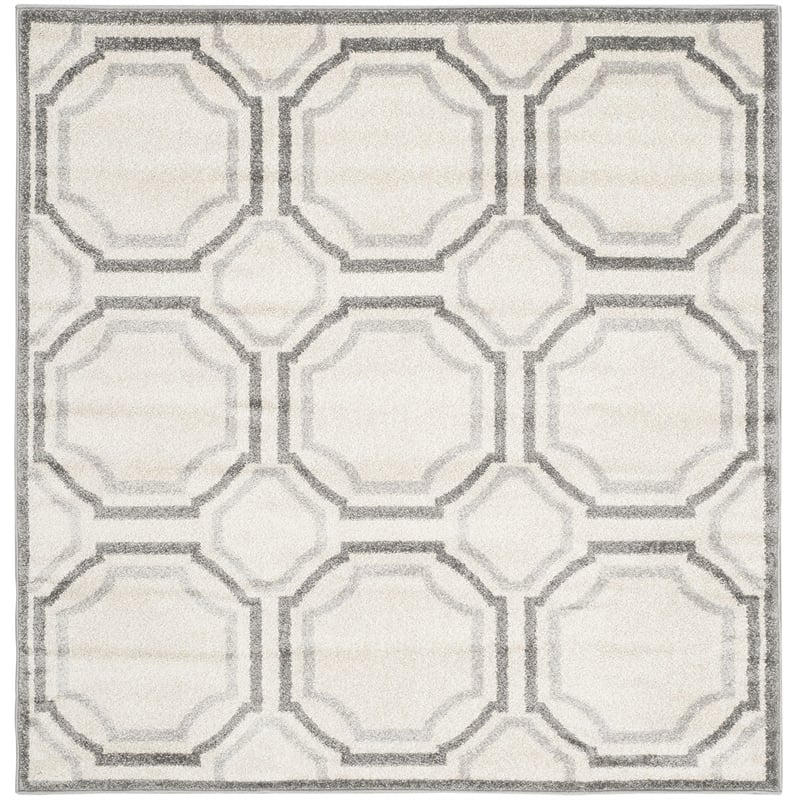 Safavieh Amherst Ivory Indoor Outdoor Rug - Square 7'