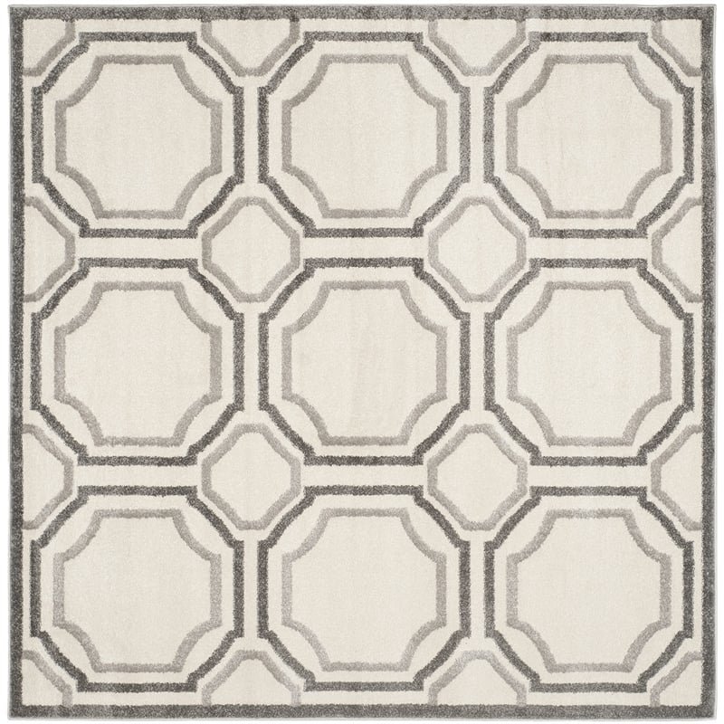 Safavieh Amherst Ivory Indoor Outdoor Rug - Square 7'