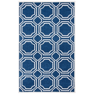 Safavieh Amherst Navy Indoor Outdoor Rug - 3' x 5'