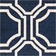 Safavieh Amherst Navy Indoor Outdoor Rug - Runner 2'6