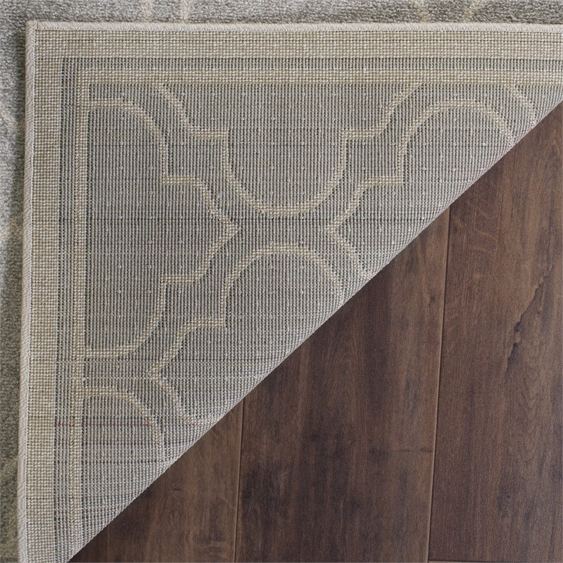 Safavieh Amherst Light Grey Indoor Outdoor Rug - Square 9'
