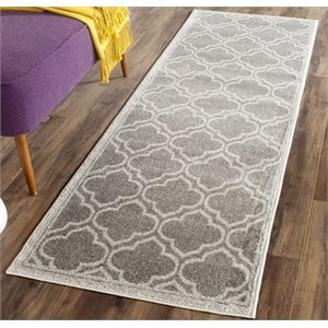 Safavieh Amherst Grey Indoor Outdoor Rug - 2'3&quot x 13'
