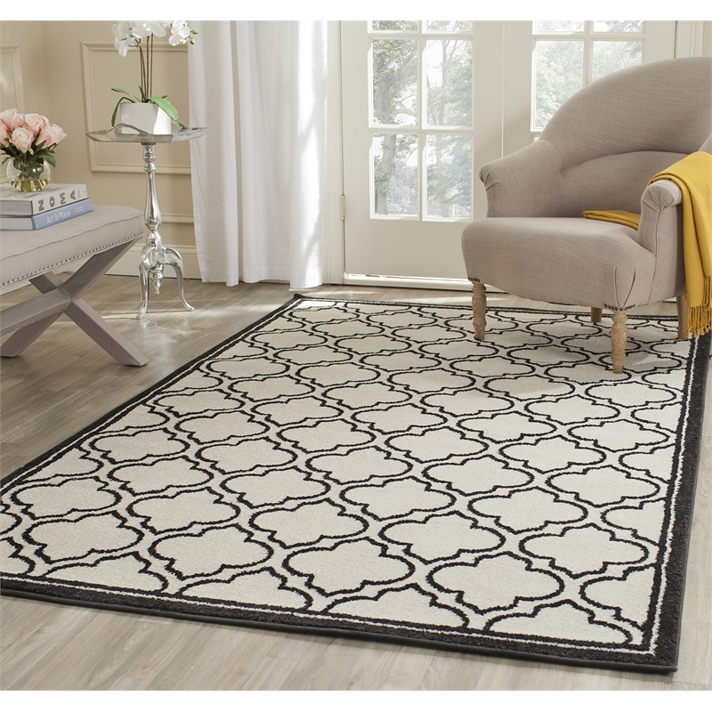 Safavieh Amherst Ivory Indoor Outdoor Rug - 6' x 9'