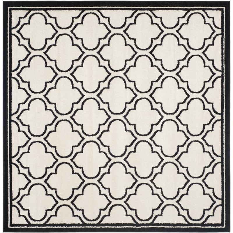 Safavieh Amherst Ivory Indoor Outdoor Rug - Square 7'
