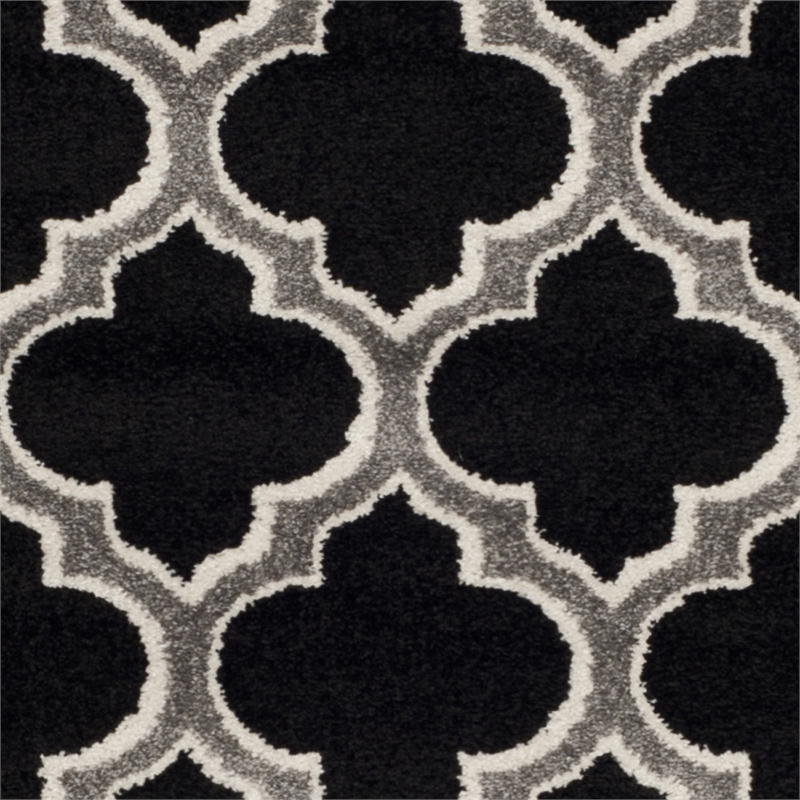 Safavieh Amherst Anthracite Indoor Outdoor Rug - 6' x 9'