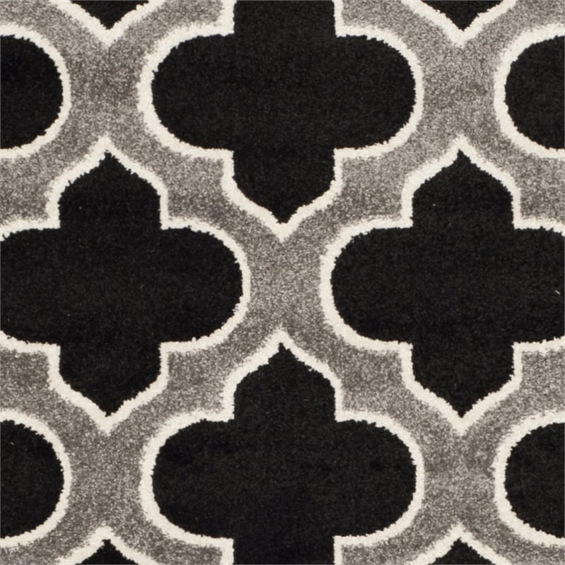 Safavieh Amherst Anthracite Indoor Outdoor Rug - Runner 2'6