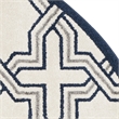Safavieh Amherst Ivory Indoor Outdoor Rug - Round 7'