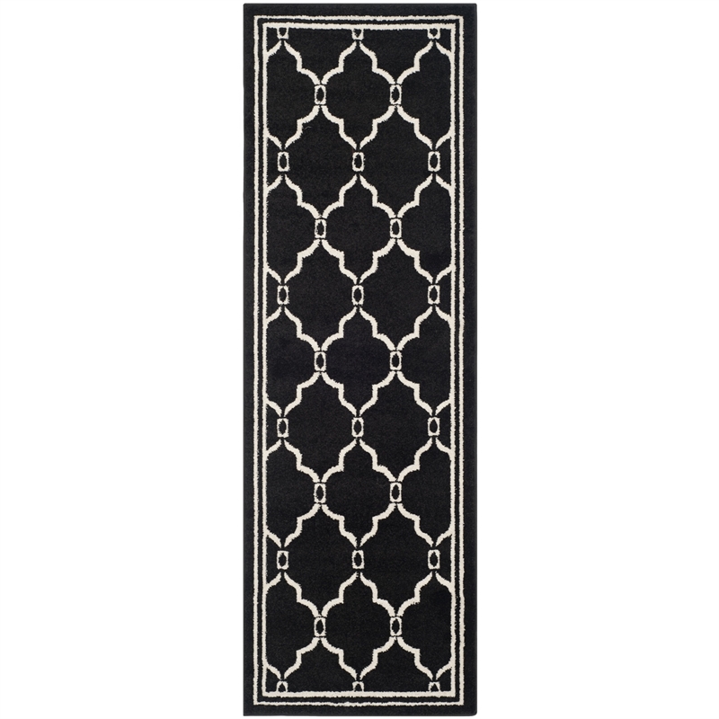 Safavieh Amherst Light Grey Indoor Outdoor Rug - Runner 2'3