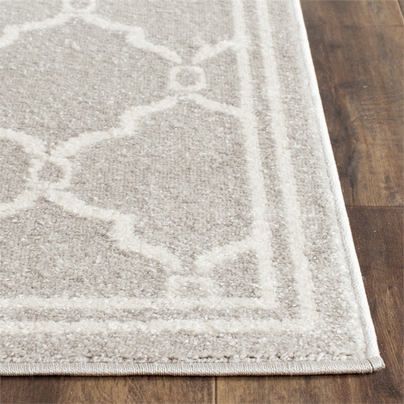 Safavieh Amherst Light Grey Indoor Outdoor Rug - Runner 2'3