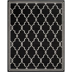 Safavieh Amherst Anthracite Indoor Outdoor Rug - 9' x 12'