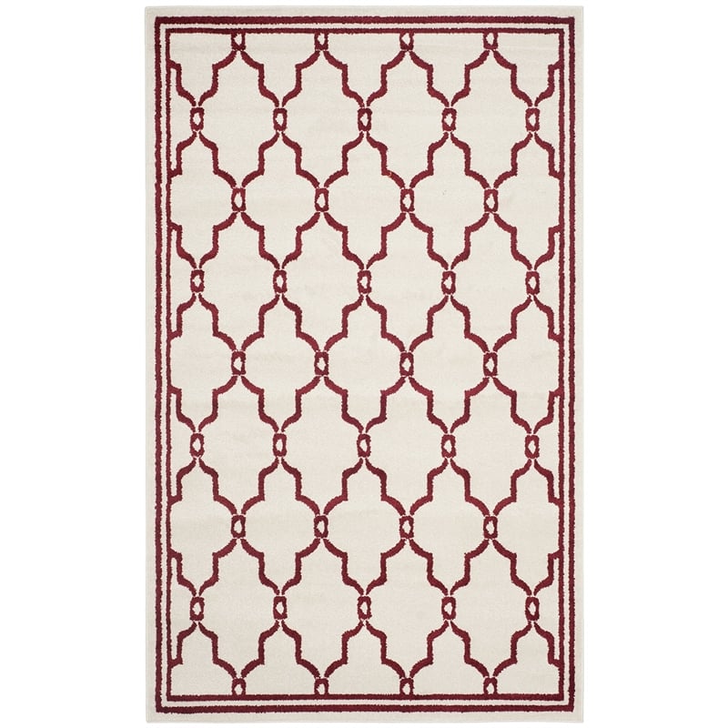 Safavieh Amherst Ivory Indoor Outdoor Rug - 4' x 6'