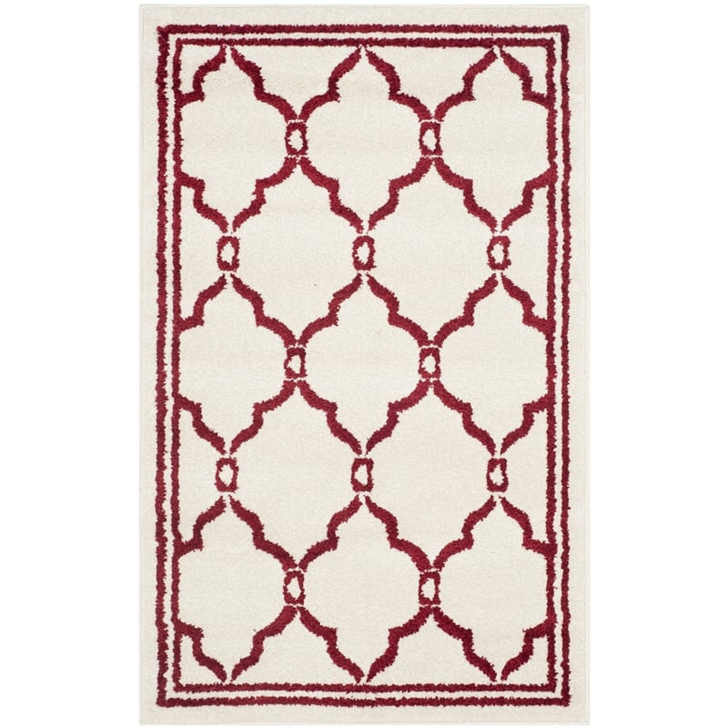 Safavieh Amherst Ivory Indoor Outdoor Rug - Runner 2'6