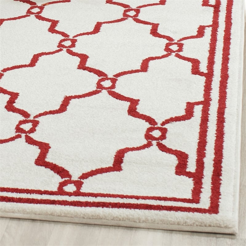 Safavieh Amherst Ivory Indoor Outdoor Rug - Runner 2'6